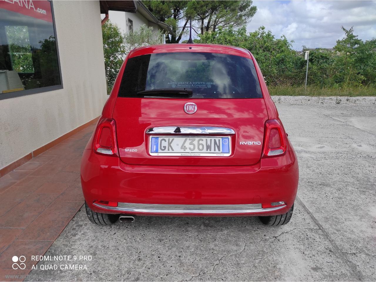FIAT 500 1.0 Hybrid Red 24000KM!!! 3 ANNI GARANZIA