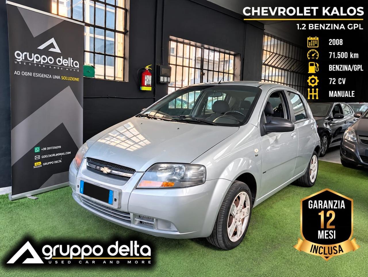 Chevrolet Kalos 1.2 SX GPL GARANZIA 12 MESI