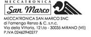 MECCATRONICA SAN MARCO S.N.C. DI FAMENGO RENZO & C.